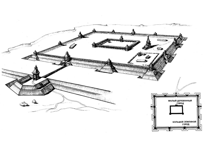 Г.А. Каримов. Реконструкция крепости Яблонов. XVII в.
